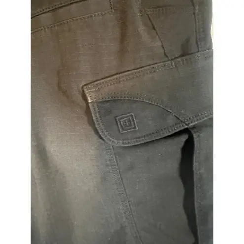 5.11 Tactical Black Cotton Blend Durable Casual Cargo Work Pants Women Sz 8