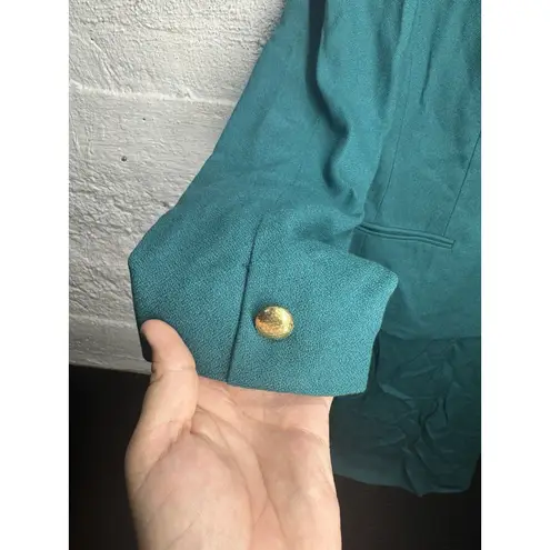 E.R.GERDARD for RELYN women’s teal suit Size 10 Blue