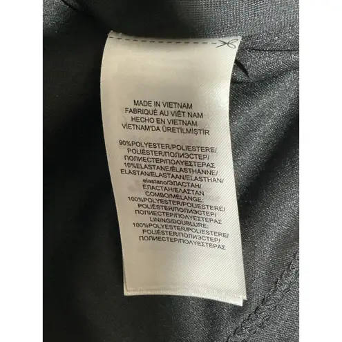 American Living Woman’s Size 4 Black Ruffled Velvet Long Sleeve Sheath Dress