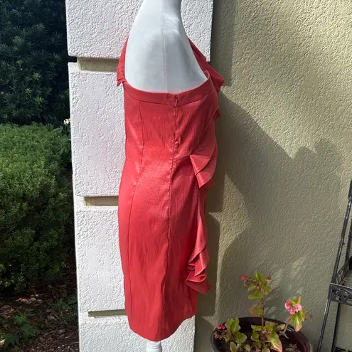 Jessica Simpson  Strapless Ruffle Front Cocktail Dress