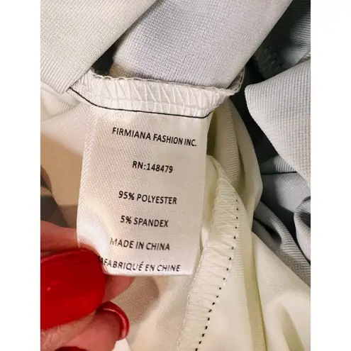 Lily by Firmiana Halter Green Floral Dot Maxi Long Dress LARGE NWT Cottagecore