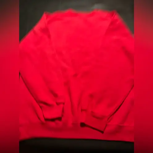 McDonalds ugly Christmas crewneck sweatshirt Christmas tree plus size 2XL Red