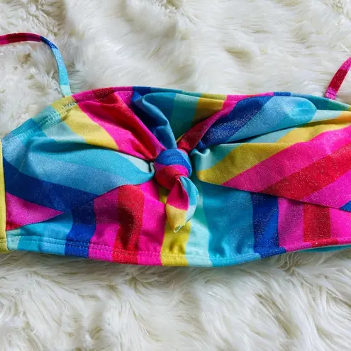 California Waves  Rainbow Row Handkerchief Bandeau