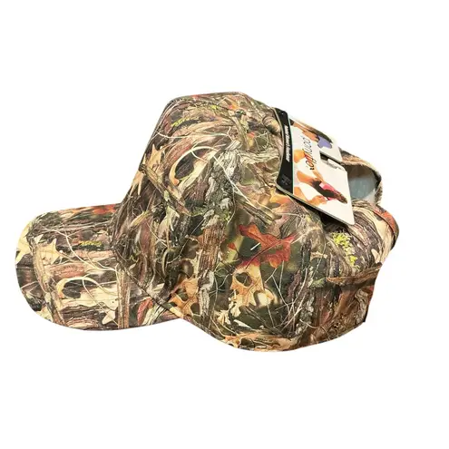 PONY FLO Woodland Camouflage Hat OS $40 Retail NWT Green