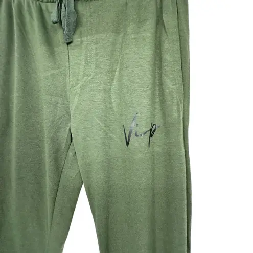 VIP Hunter Green Elastic Waist Drawstring Sweatpants Small