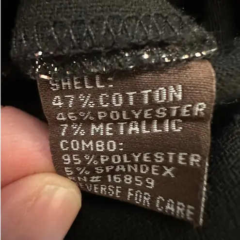 J. McLaughlin Metallic Ankle Pants Silver Shimmer Size 8