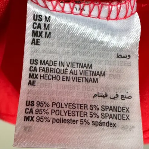 NWT Jenni Cozy Soft Sleepshirt Womens M Orange Ribbed Long Sleeve Lounge Hygge Red Size M