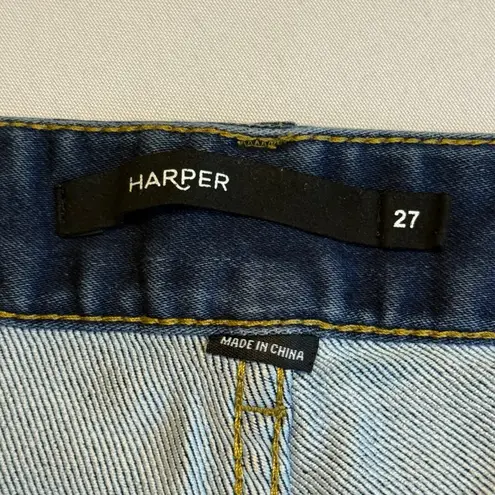 Harper Women's Size 27 Dark Wash Denim Jeans Classic Casual Stylish Trendy # Blue