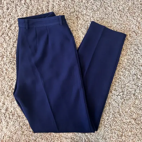 St. John Collection Navy Blue Trousers Pants for Women in Size 4