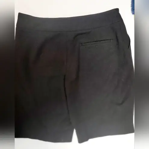 Sport Haley Black Bermuda Shorts Tailored Fit Size 8