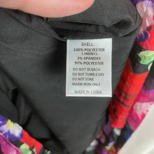 Ivy City Co Black Floral Havana Dress Sz.L NWT Size L