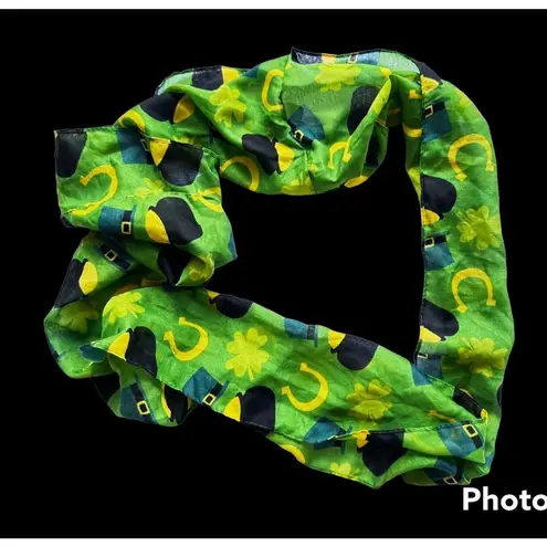 Retro Infinity St Patrick's Scarf Pot of Gold Parade Irish Party 34 L x … Green