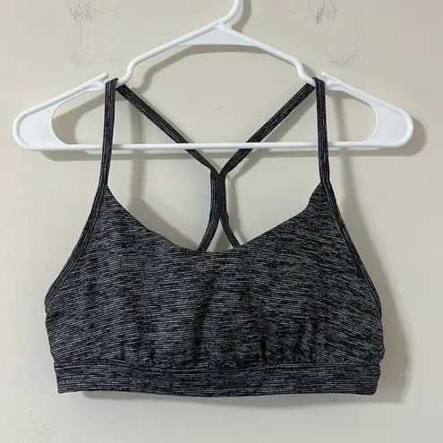 Old Navy  Active Heather Grey Black Racerback Strap Sports Bra Size Large