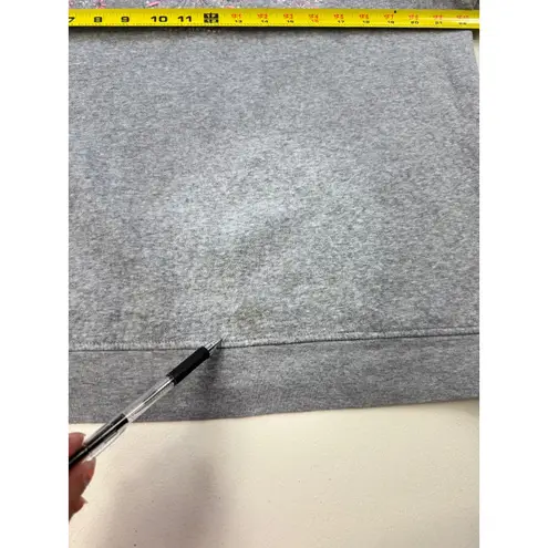 Speculation Womens Sweatshirt M Gray Pink Floral Embroidered Crewneck Pullover Size M