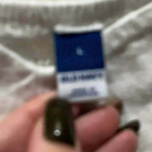 Old Navy  Sleeveless Bustier Cami Calla Lily 451 White Cropped Tank Top Sz L - Image 5