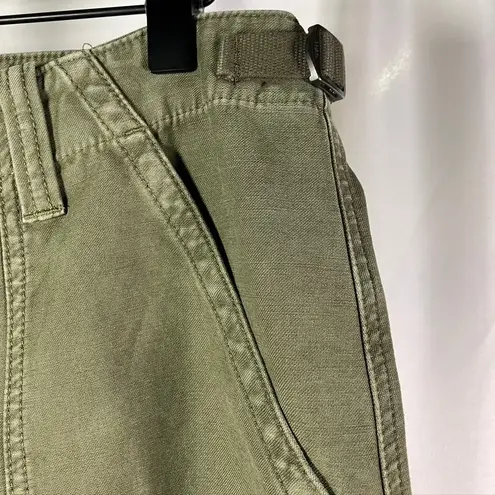 TNA Aritzia Olive Green Utility Pants Women's Size 4 Casual Straight Leg
