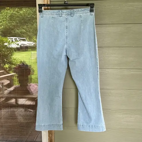 H by Halston Cropped Flare Jeans