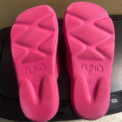 Ryka Rest EZ Recovery Sandal pink 6