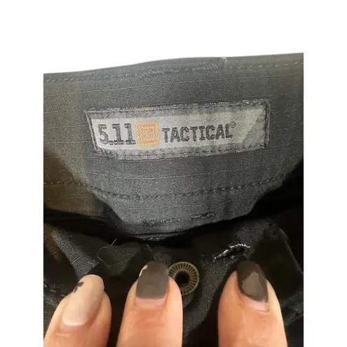 5.11 Tactical Black Cotton Blend Durable Casual Cargo Work Pants Women Sz 8