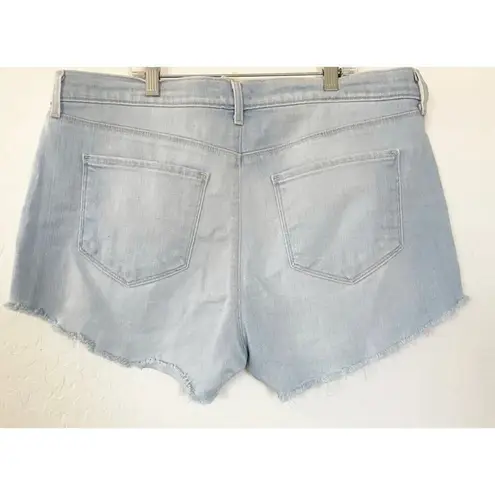 L'Agence L’Agence Women's Size 26 Audrey Mid Rise Cut Off Denim Shorts