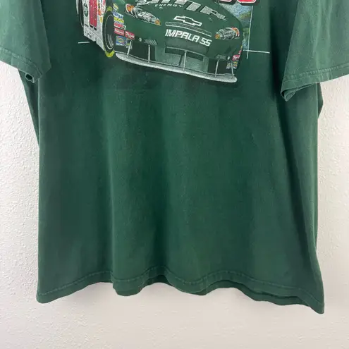 Chase Authentics Dale Earnhardt Jr 88 Vintage Green NASCAR 25th Anniversary Racing Graphic Tee