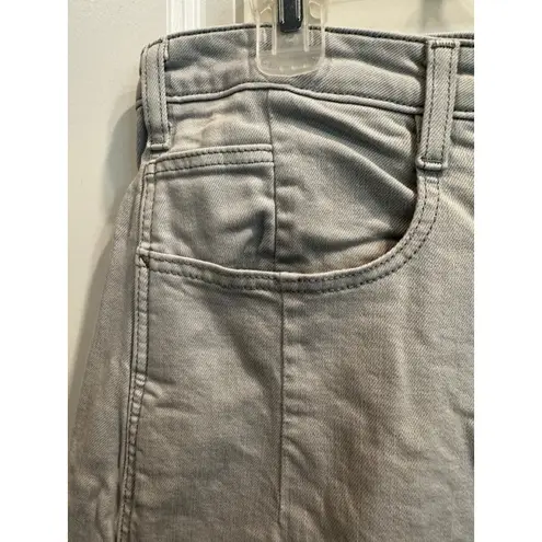 Women's Pilcro Light Grey Plus Size 34 Flare Wide Leg Jeans