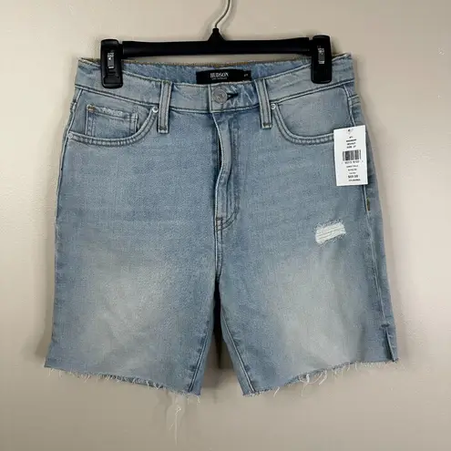 Hudson Jeans NEW Hudson Hana Denim Mini Biker Short in Devout Size 27