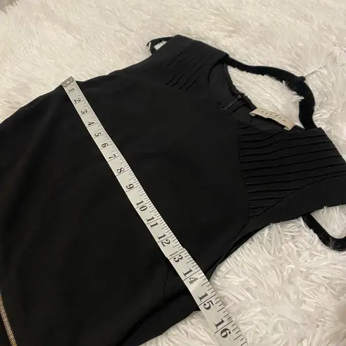 Sandro Paris Ravissante Mini Zipper Dress in Black Medium