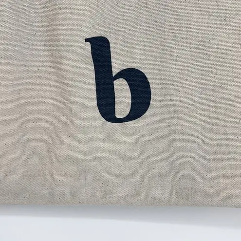 Brooklinen tote bag in Oatmeal & Navy Blue NWOT! Tan