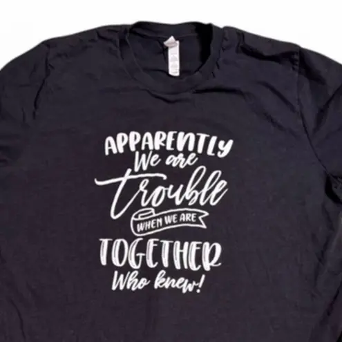 Black Graphic Oversized Large (L) Short sleeve T