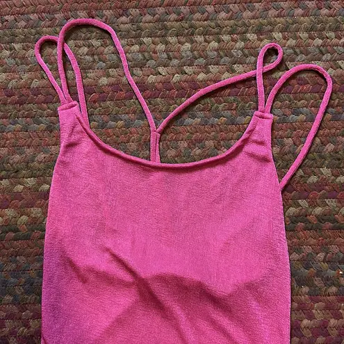 Elodie NWT BUBBLEGUM PINK STRAPPY THONG BODYSUIT