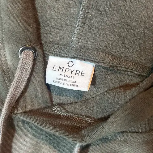 Jasmine Empyre Rose Skull Black Tie Dye Hoodie XS