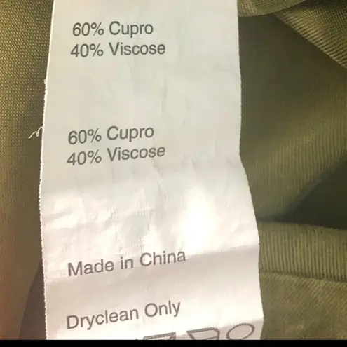 Slate + Willow Button Down Sleeveless Green Dress Size 4