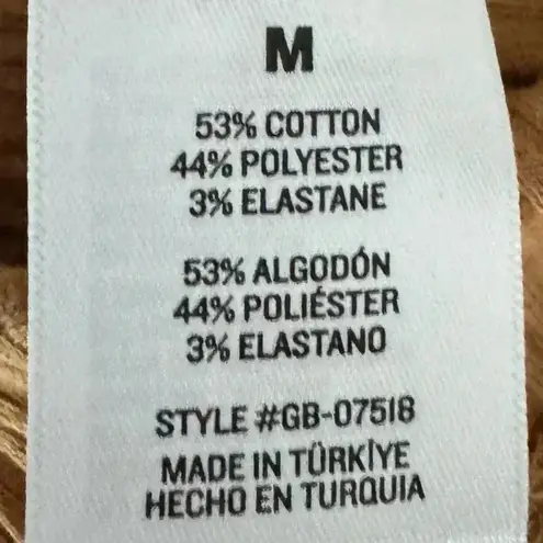 NWT Francesca's Womens Medium Beige Tank Dress Sleeveless Ribbed Knit Midi Tan