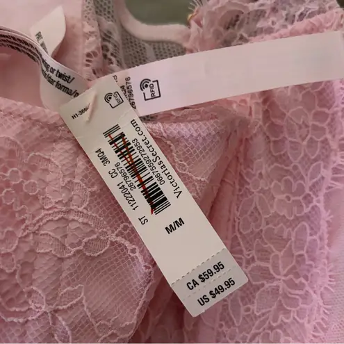 Victoria's Secret  Soft Pink Lace Corset Top