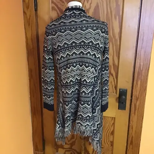Almost Famous Tribal beachy fringed cardigan