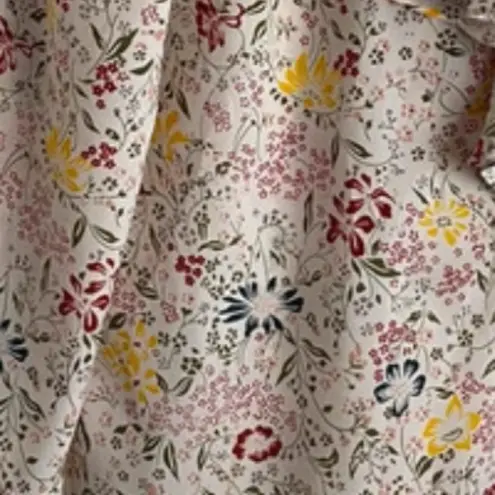 Very J 💥 Ruffle Floral Print Bell Sleeve Blouse Multicolor M