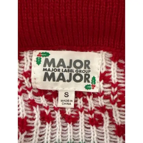 Major Super Christmas Santa Claus Skirt Red Green Women's Small NWOT