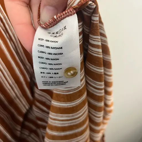 Faithfull the Brand x Anthropologie Arrieta Dress 4 Striped Tassel Boho Maxi