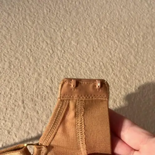 Lively Women’s Leopard Print Busty Bralette Size 1 or 32DD 32DDD 34D 34DD Tan