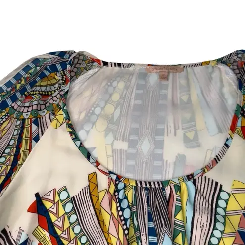 Gibson Latimer Gibson & Latimer Dress Size medium resort Multi color with cutout sleeve detail - Image 3