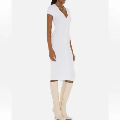 LNA x Revolve Chili Dress in White size Small New with tags Ribbed