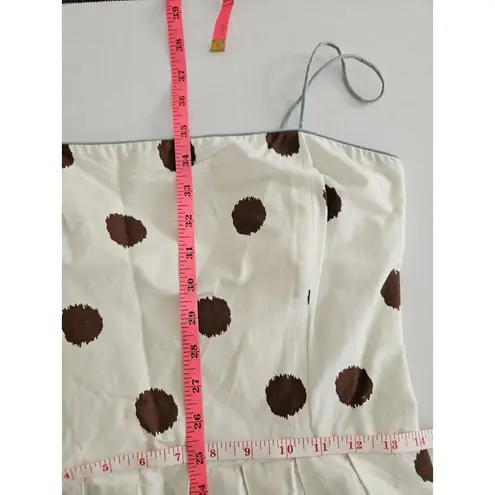 Willow Glen New York Retro 50's Style Dress Size 6 Ivory Blue And Brown