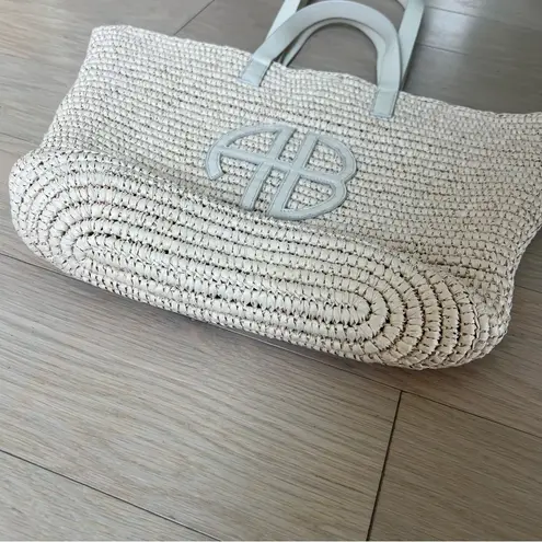 ANINE BING NWOT Palermo Woven Tote in White