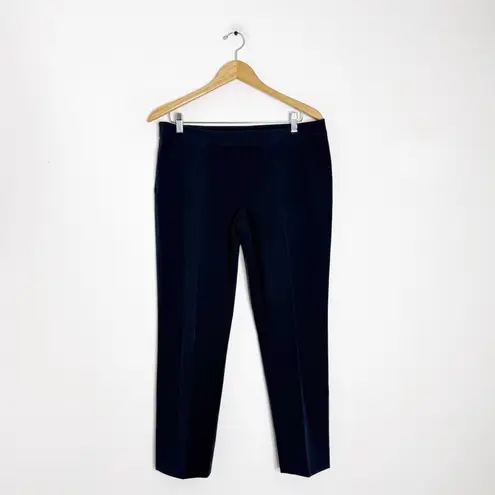 Akris Punto Navy Ankle Straight Leg Pants Size 8