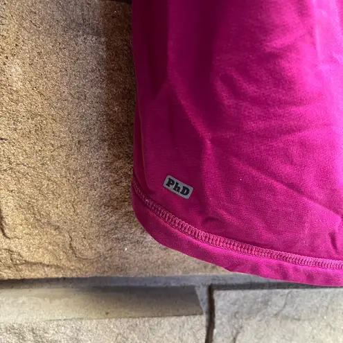 Smartwool PhD SmartLoft Full Zip Jacket Merino Wool Logo Pink Black Small