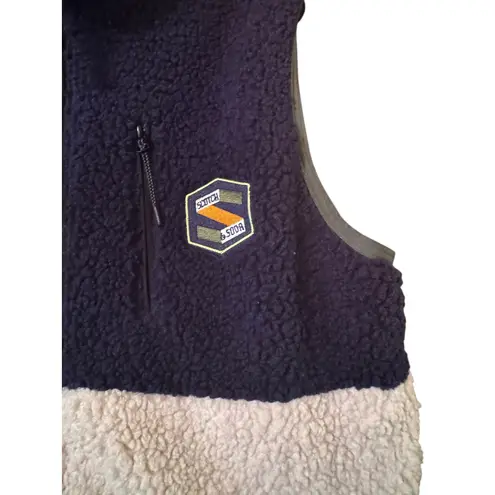 Scotch & Soda Reversable Vest Zip Front Pockets Outdoor Casual size L