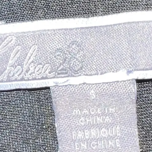 Chelsea28 Black Velvet Long Sleeve Dress women's size small