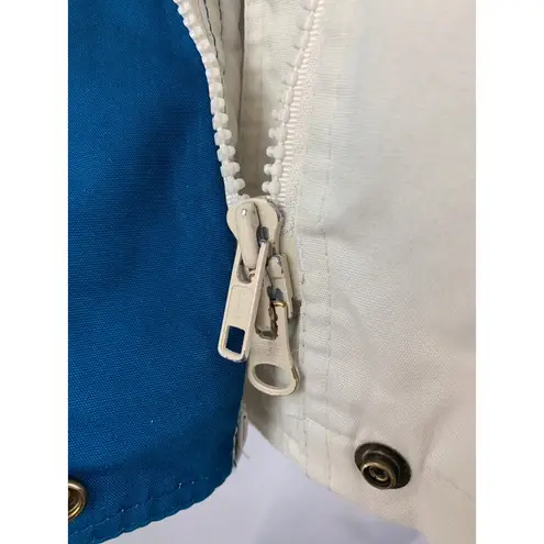 Pacific trail Womens Vintage Beige & Blue Hooded Jacket S