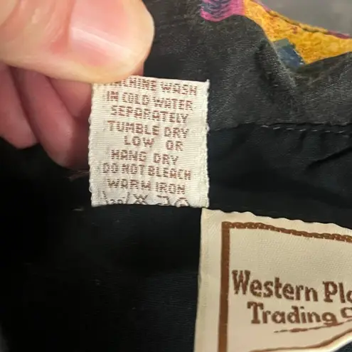 Western Plains Trading Co. Women's Vintage Western Shirt Size S Black